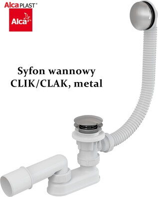 Syfon wannowy klik-klak A504KM