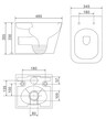 Misa WC wisząca Fontana Omnires + deska (2)