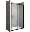 Składane Czarne drzwi prysznicowe Rea Rapid Fold 80-100 cm (3)