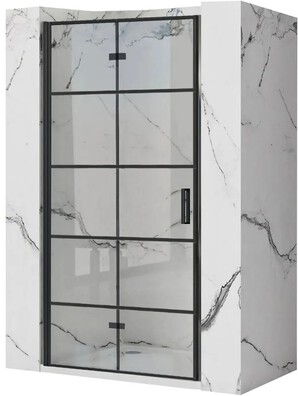Drzwi prysznicowe Rea Molier 80, 90, 100 cm - black