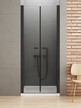Drzwi prysznicowe wahadłowe New SOLEO Black 88,5-91,5 (1)