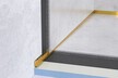 Listwa spadkowa przyścienna złota błyszcząca 120 cm lewa/prawa  (2)