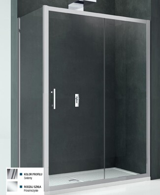 Kabina prysznicowa Novellini Kali 2P+F drzwi 150 cm
