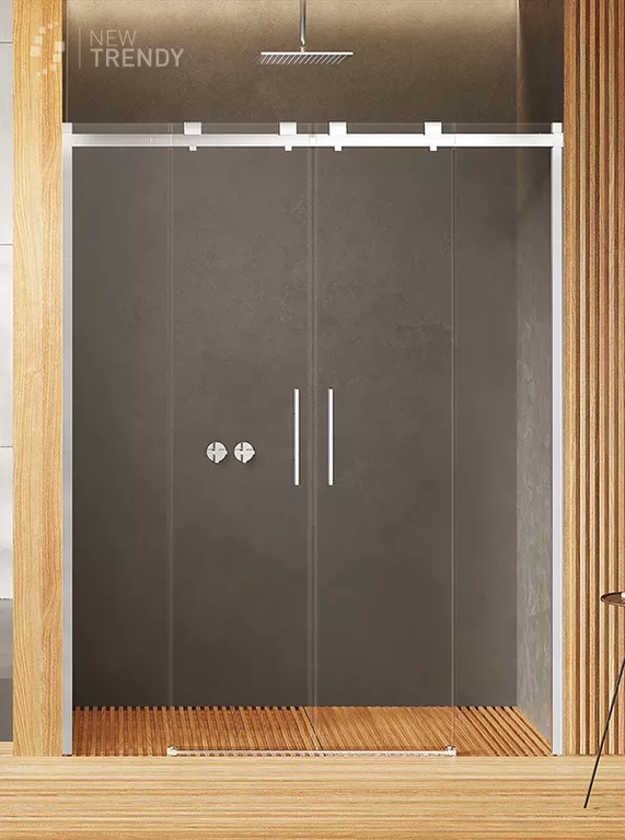 Drzwi prysznicowe rozsuwane 2-drzwiowe Softi NEW TRENDY (1)